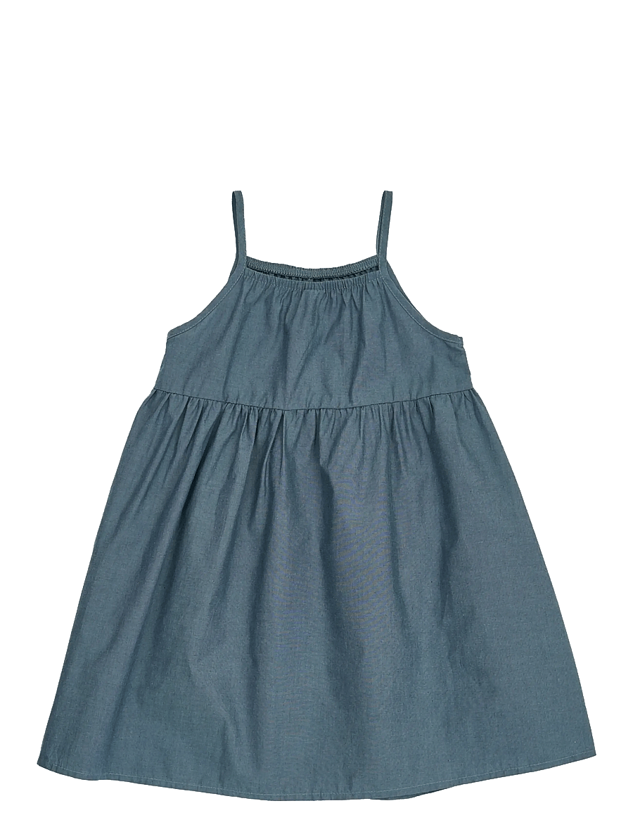 Müsli by Green Cotton - Spring sleeveless dress - Ærmeløse hverdagskjoler - chambray - 2