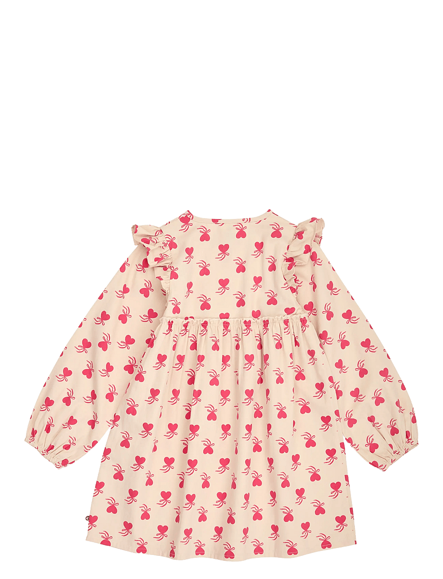 Müsli - Love letter l/s dress - oak/ rouge red - 2