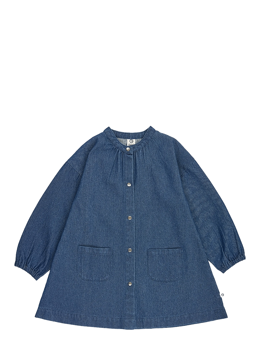 Müsli - Denim l/s dress - denim navy - 1