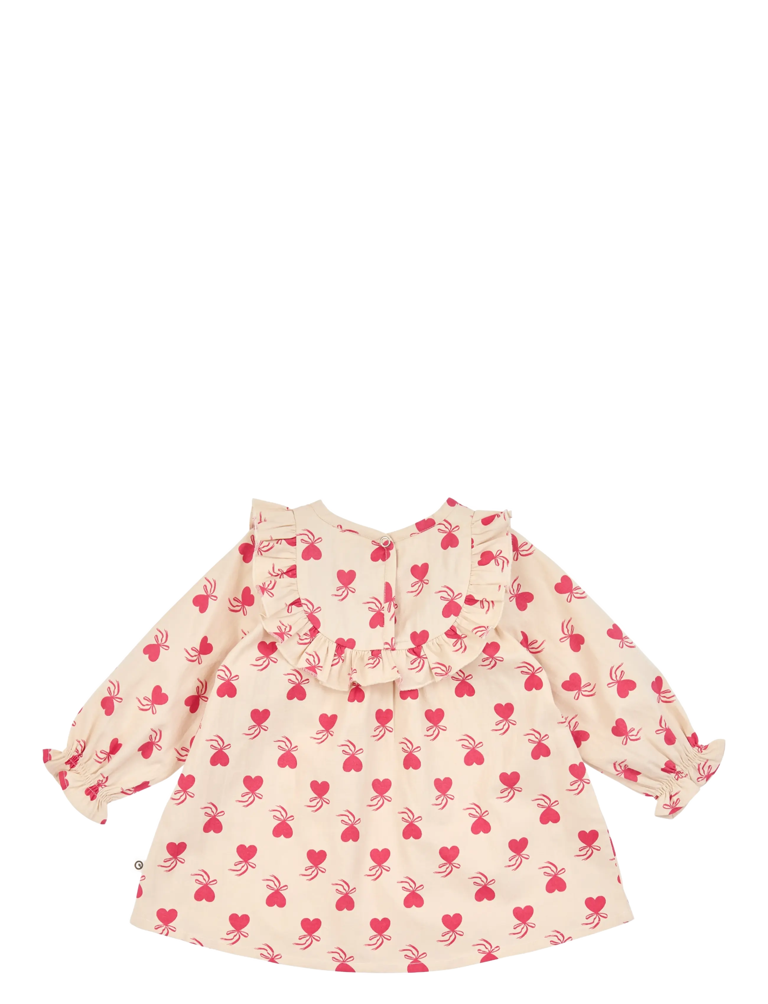 Müsli - Love letter l/s dress baby - oak/ rouge red - 2