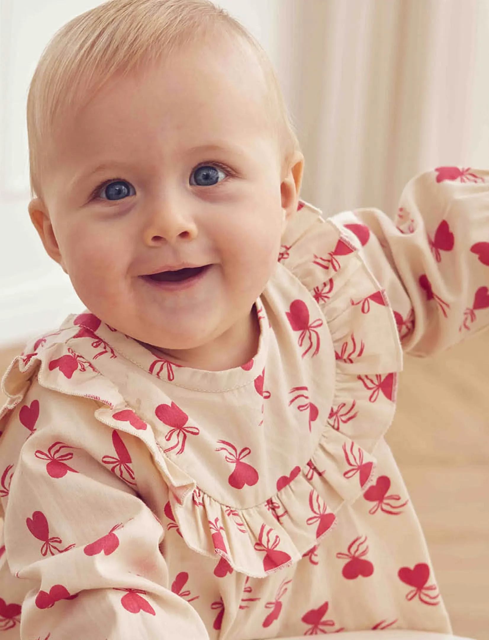 Müsli - Love letter l/s dress baby - oak/ rouge red - 3