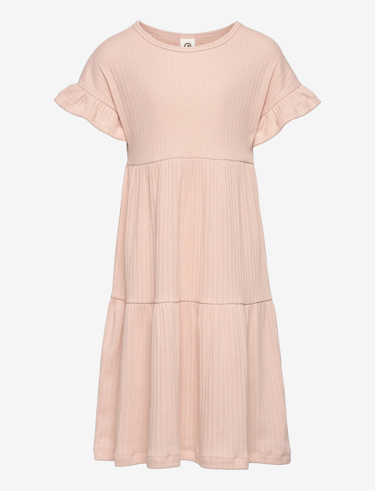 Müsli by Green Cotton - Pointel layer dress - rose sugar - 0