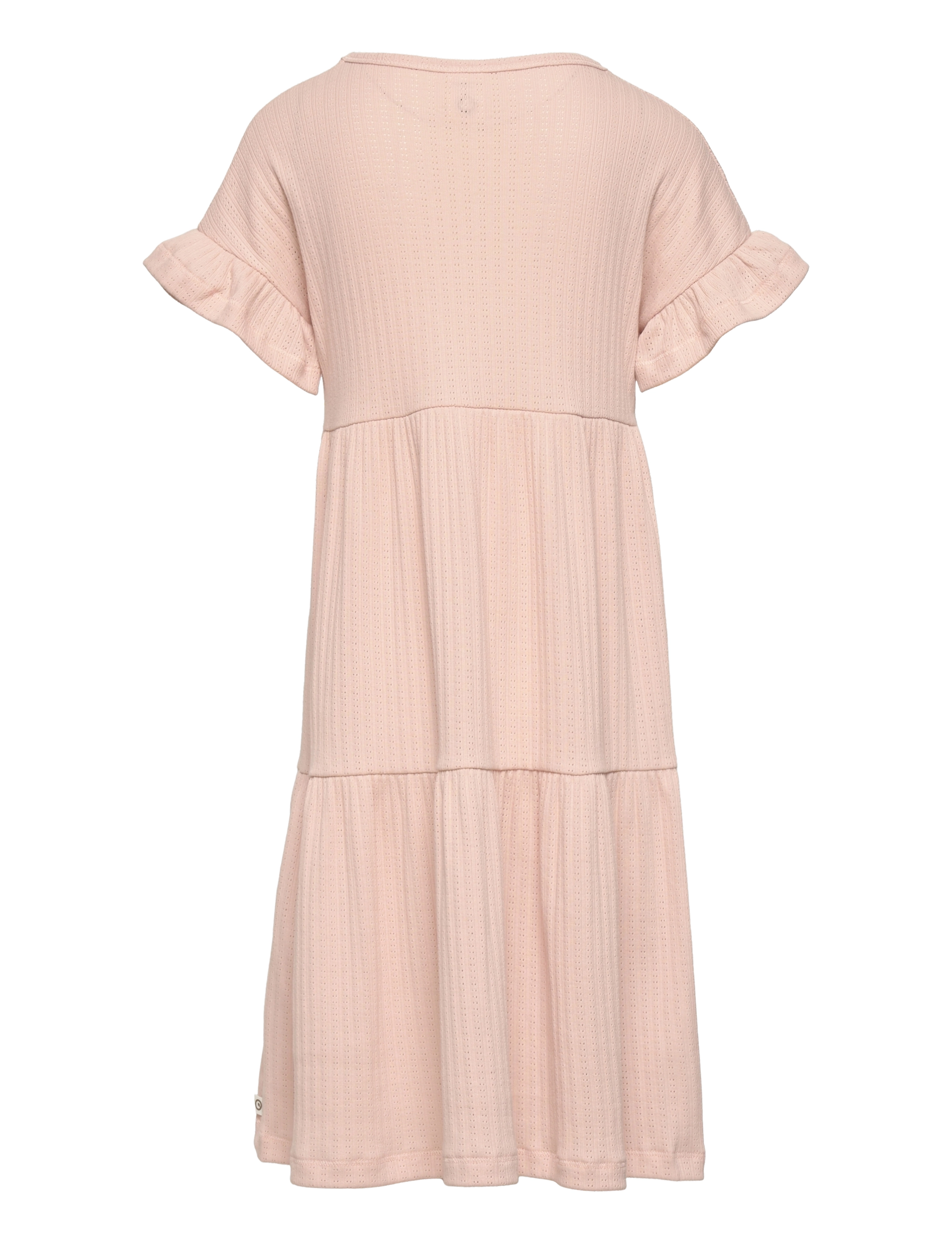 Müsli by Green Cotton - Pointel layer dress - rose sugar - 1