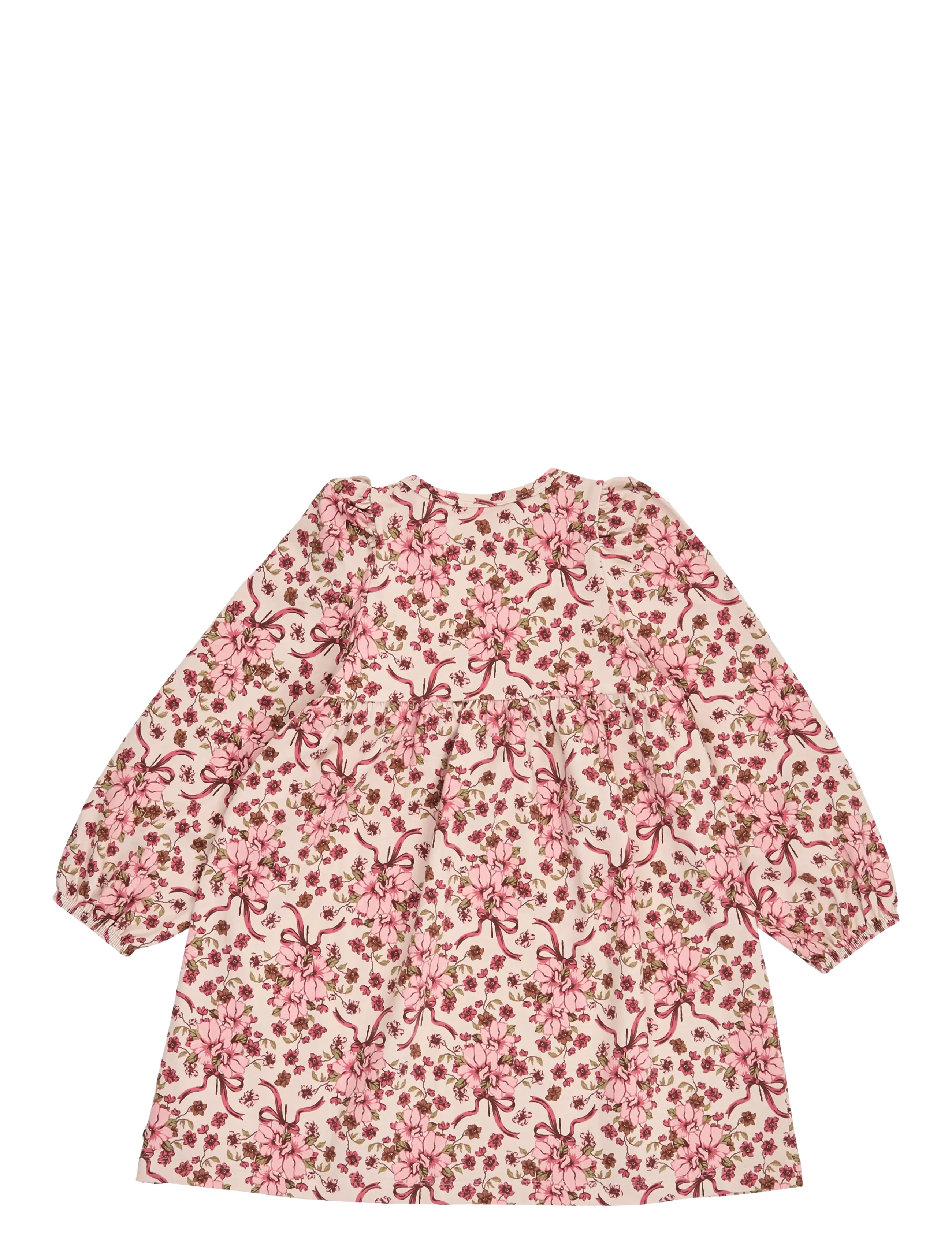 Müsli - Bouquet ruffle l/s dress - langärmelige freizeitkleider - oak/ blush/ baroque rose - 2