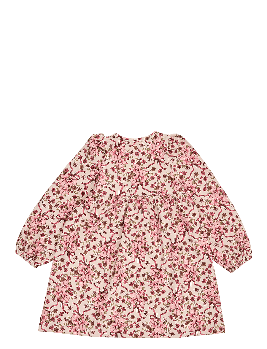 Müsli - Bouquet ruffle l/s dress - langärmelige freizeitkleider - oak/ blush/ baroque rose - 2