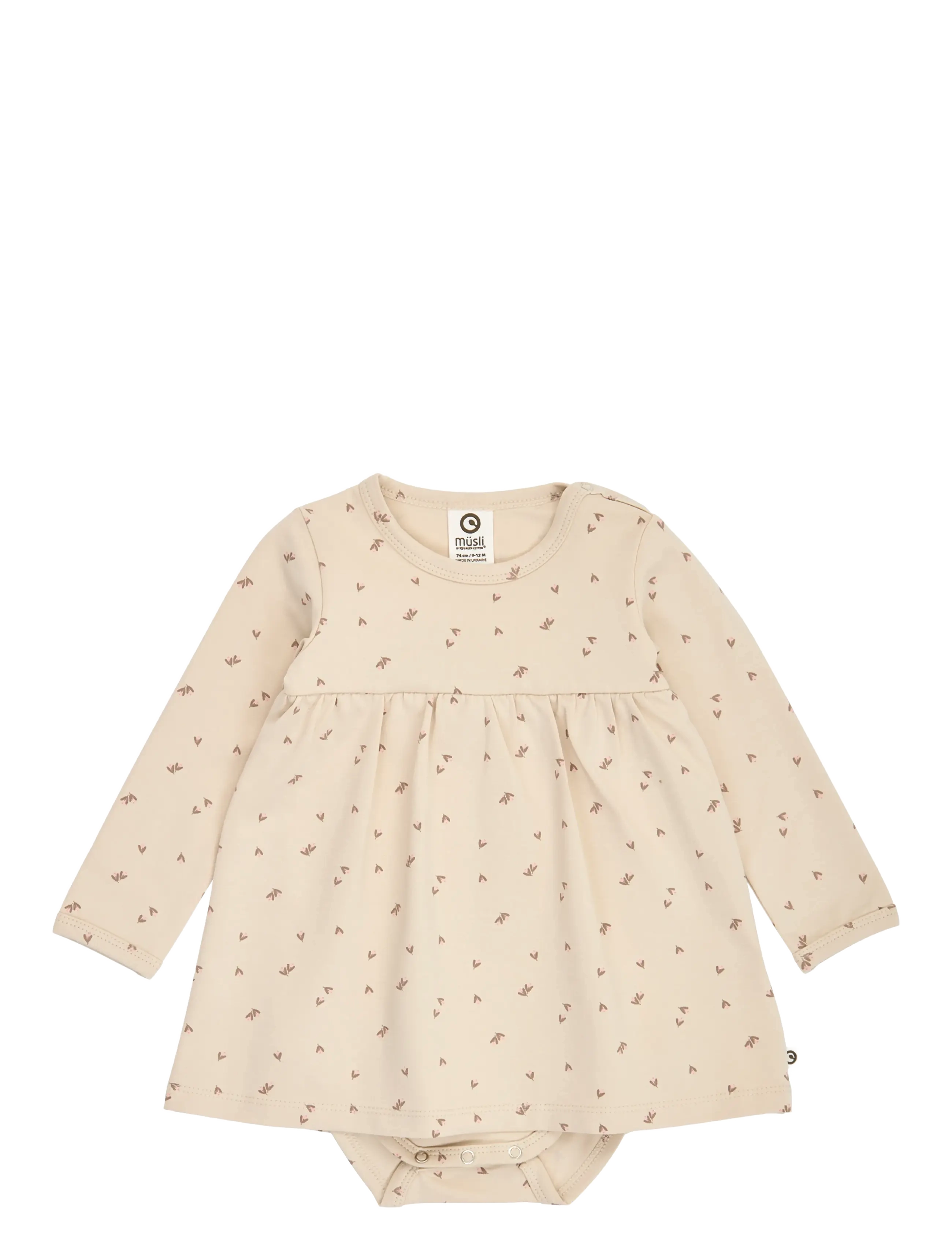 Müsli Fleur l/s dress body - Kleidung - OAK/ WALNUT/ BLUSH / beige