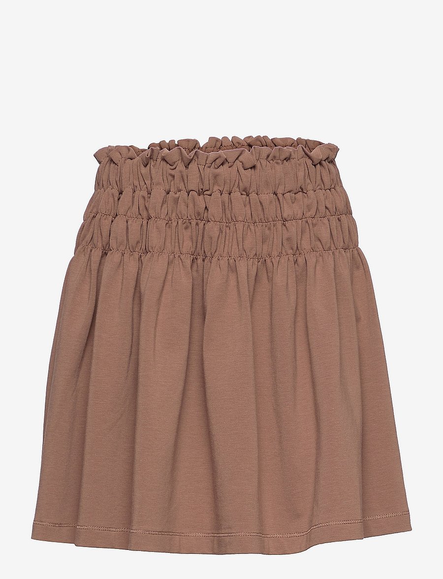 Müsli by Green Cotton - Cozy me smock skirt - brown sugar - 0