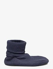 Müsli by Green Cotton - Woolly fleece booties - lowest prices - night blue - 1