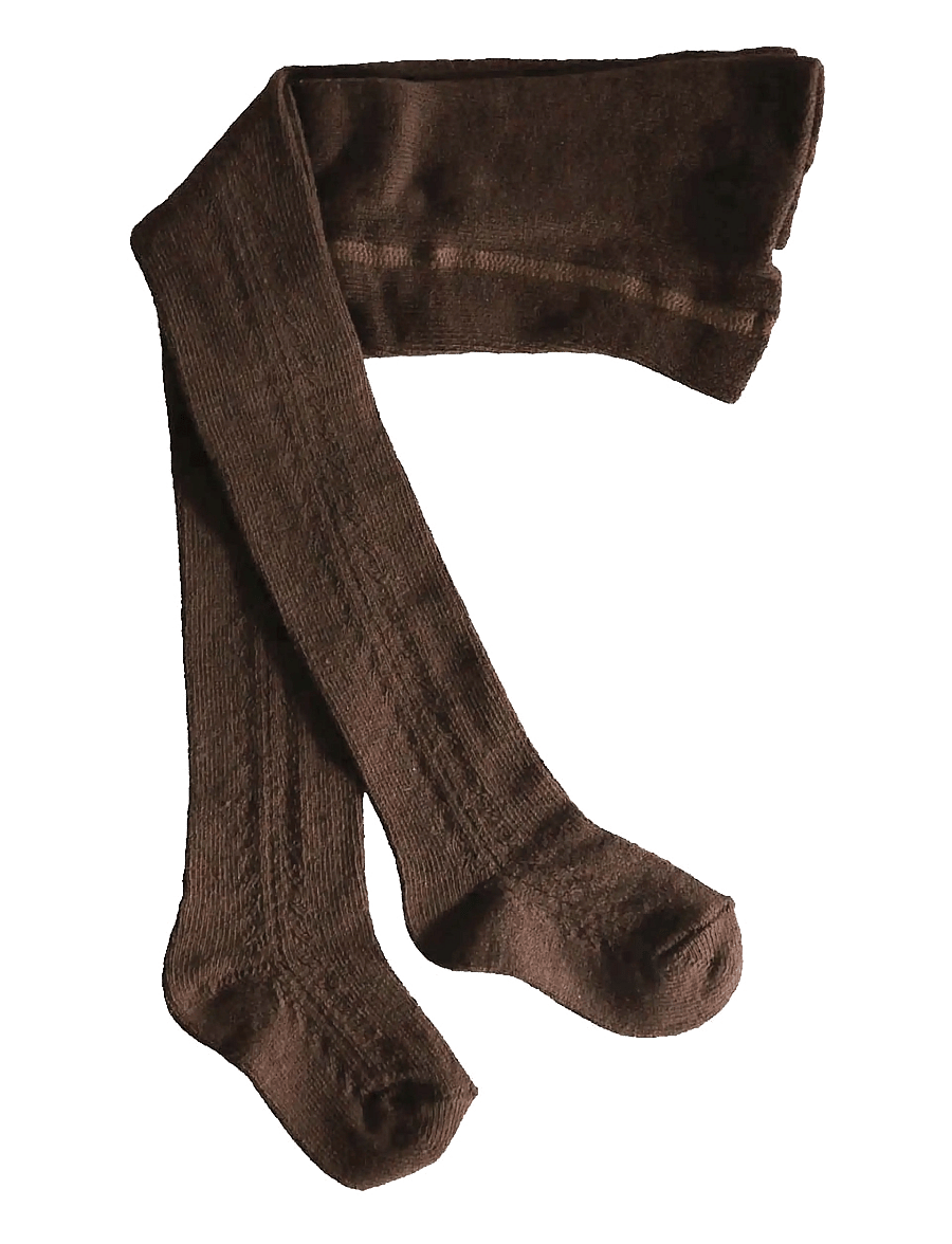 Müsli by Green Cotton - Lace stockings baby 2-pack - collants - bark/ balsam cream - 1