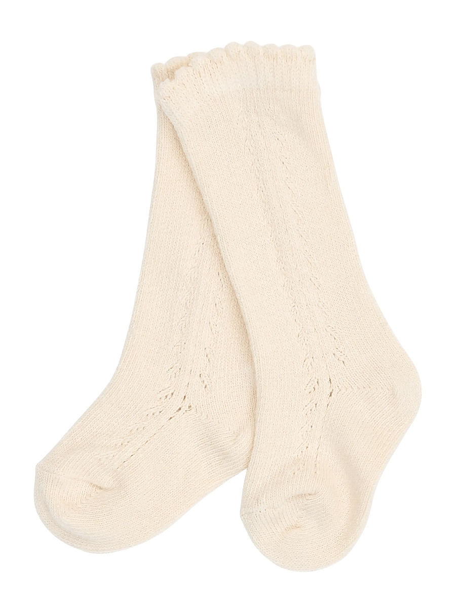 Müsli - Knee Socks Baby 2-Pack - bebisstrumpor - walnut/ oat 690000367 - 2
