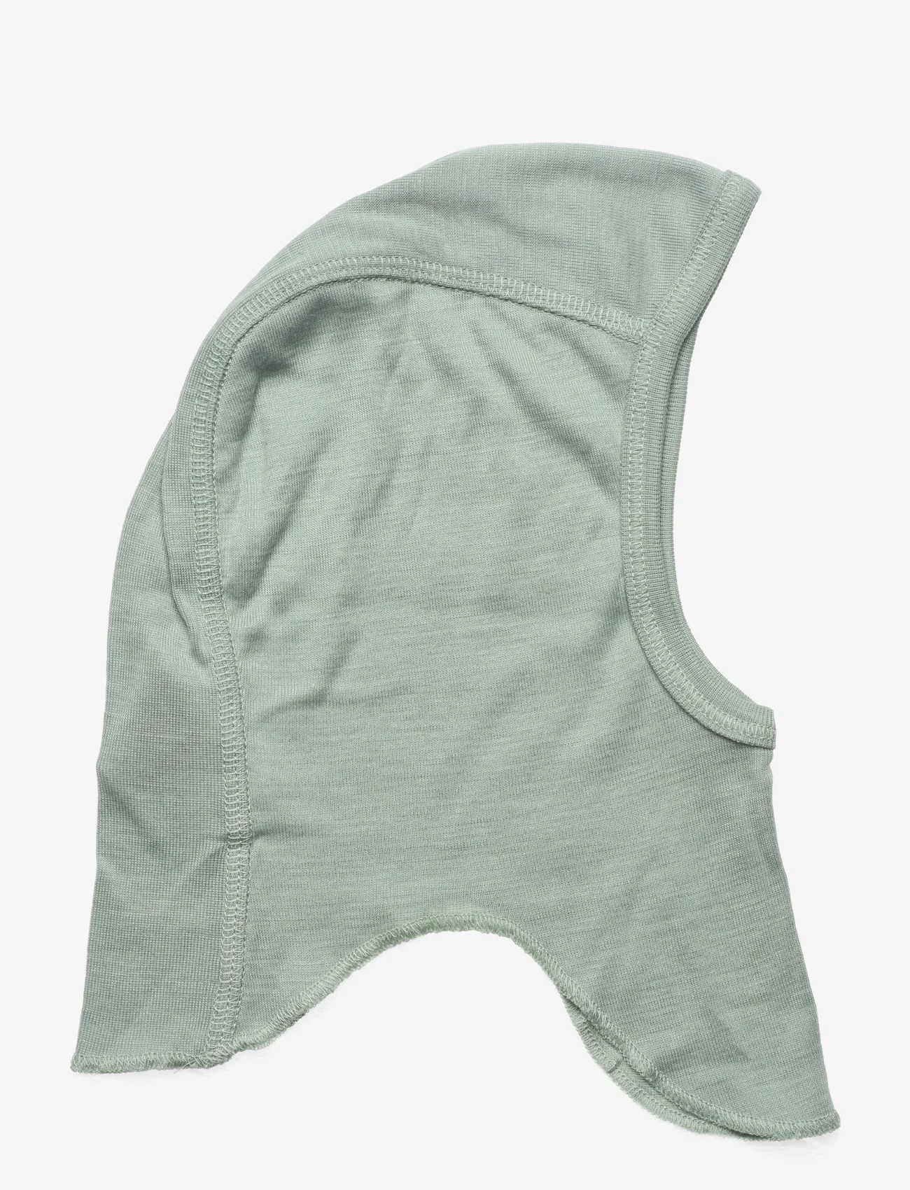 Müsli by Green Cotton - Woolly silk balaclava baby - lowest prices - spa green - 0