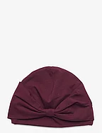 Cozy me bow hat baby - FIG