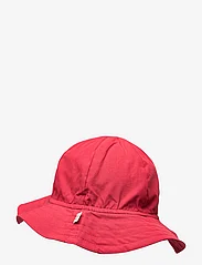 Müsli by Green Cotton - Poplin hat baby - solhat - berry red - 1