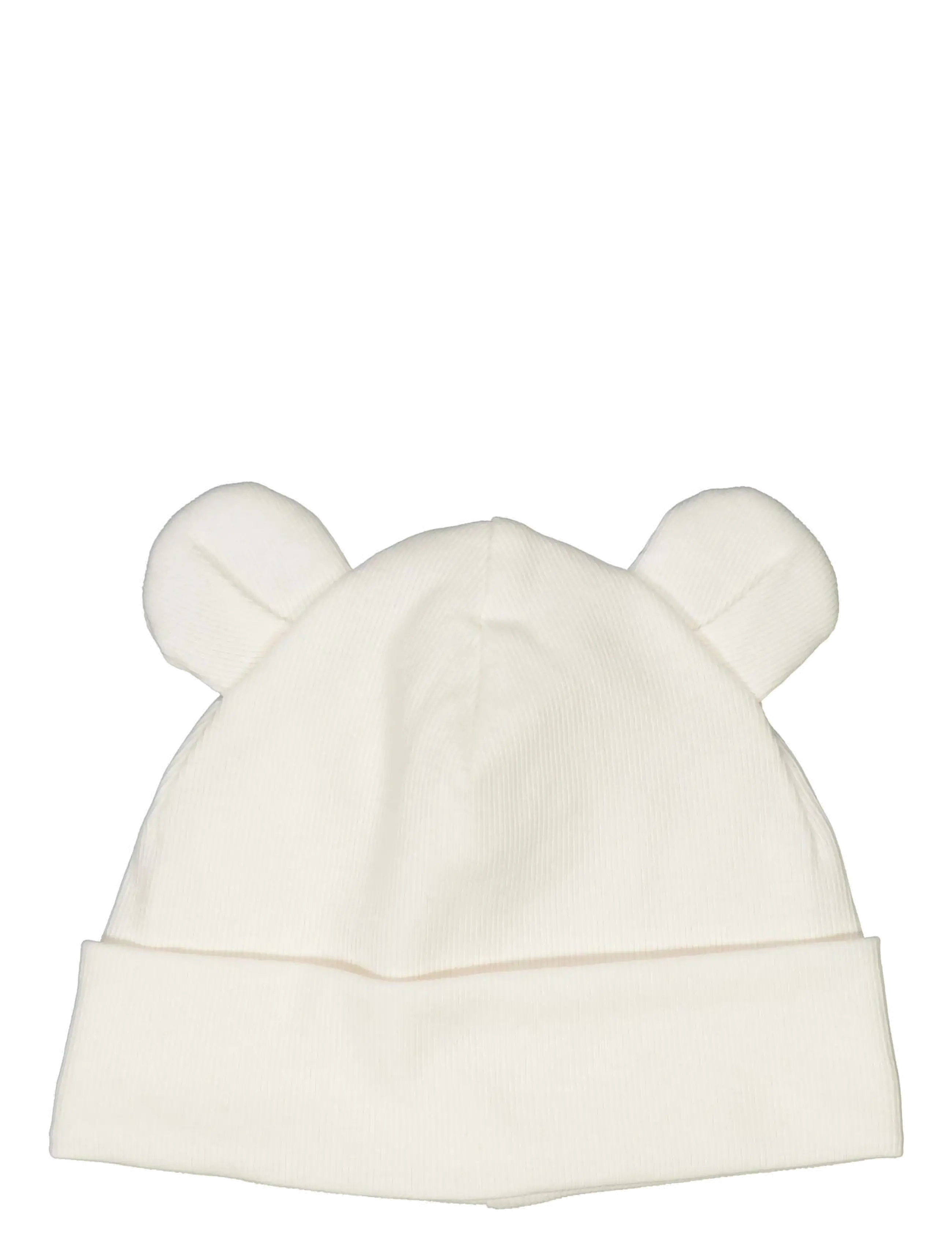 Müsli by Green Cotton - Rib bear beanie - beebimütsid - balsam cream - 2