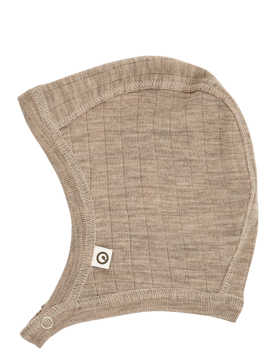 Müsli by Green Cotton - Woolly rib hat - babyhuer - balsam melange - 1