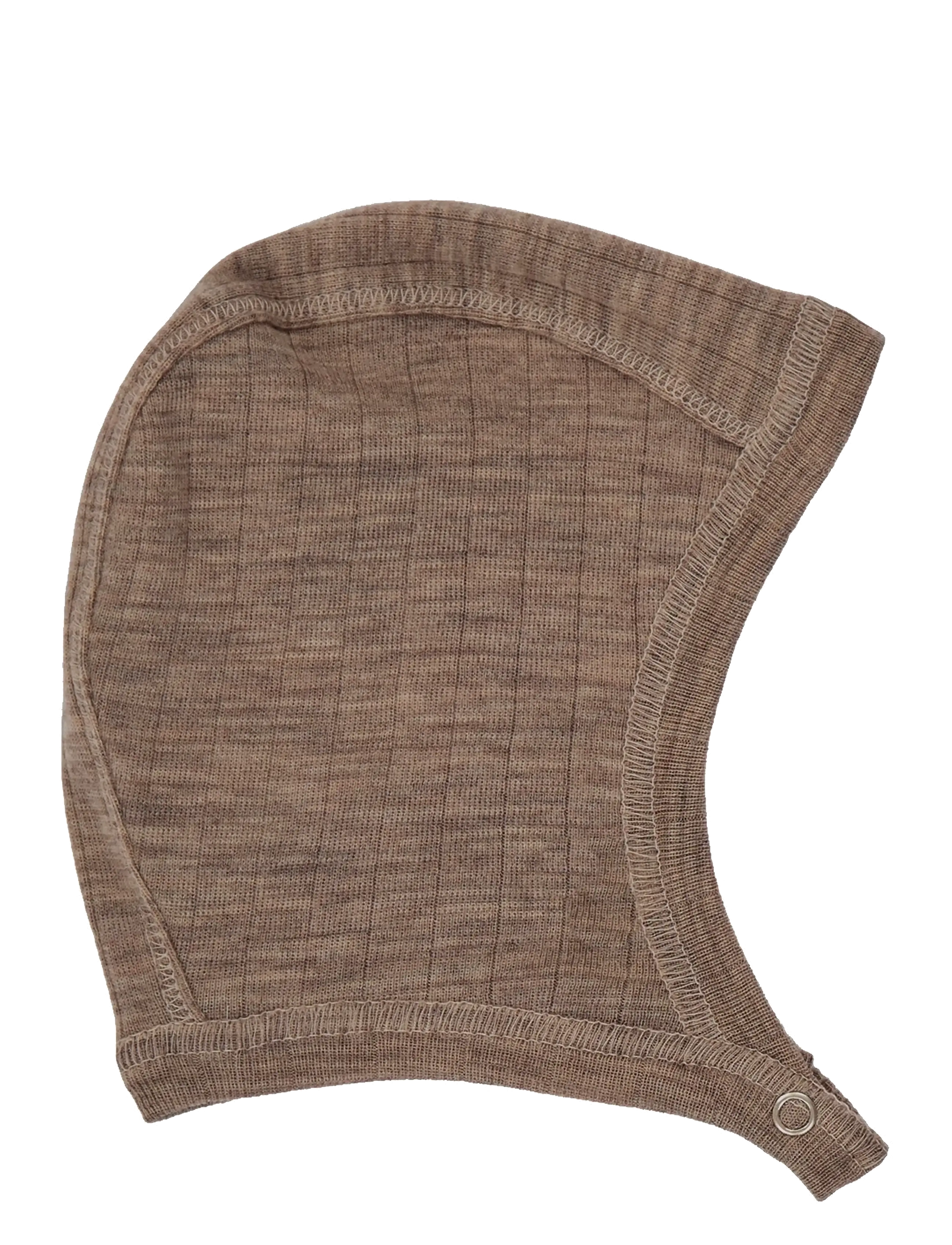 Müsli by Green Cotton - Woolly rib hat - babyhuer - walnut melange - 2