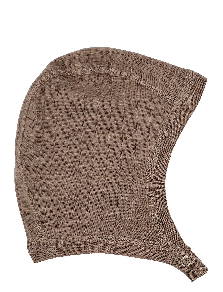 Müsli by Green Cotton - Woolly rib hat - babyhuer - walnut melange - 2