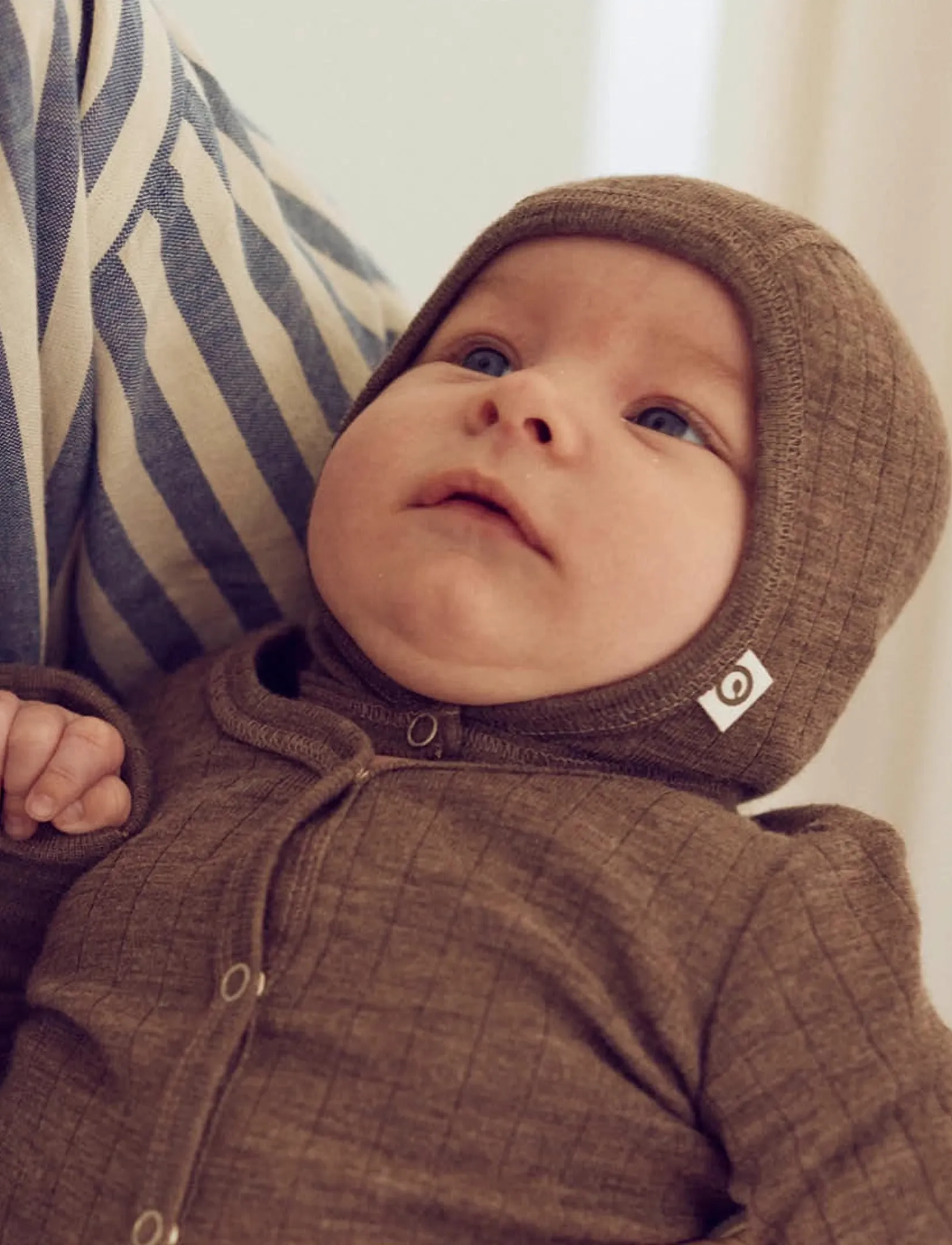 Müsli Woolly Rib Hat, 44/50, Hats, Braun - Baby Kinder