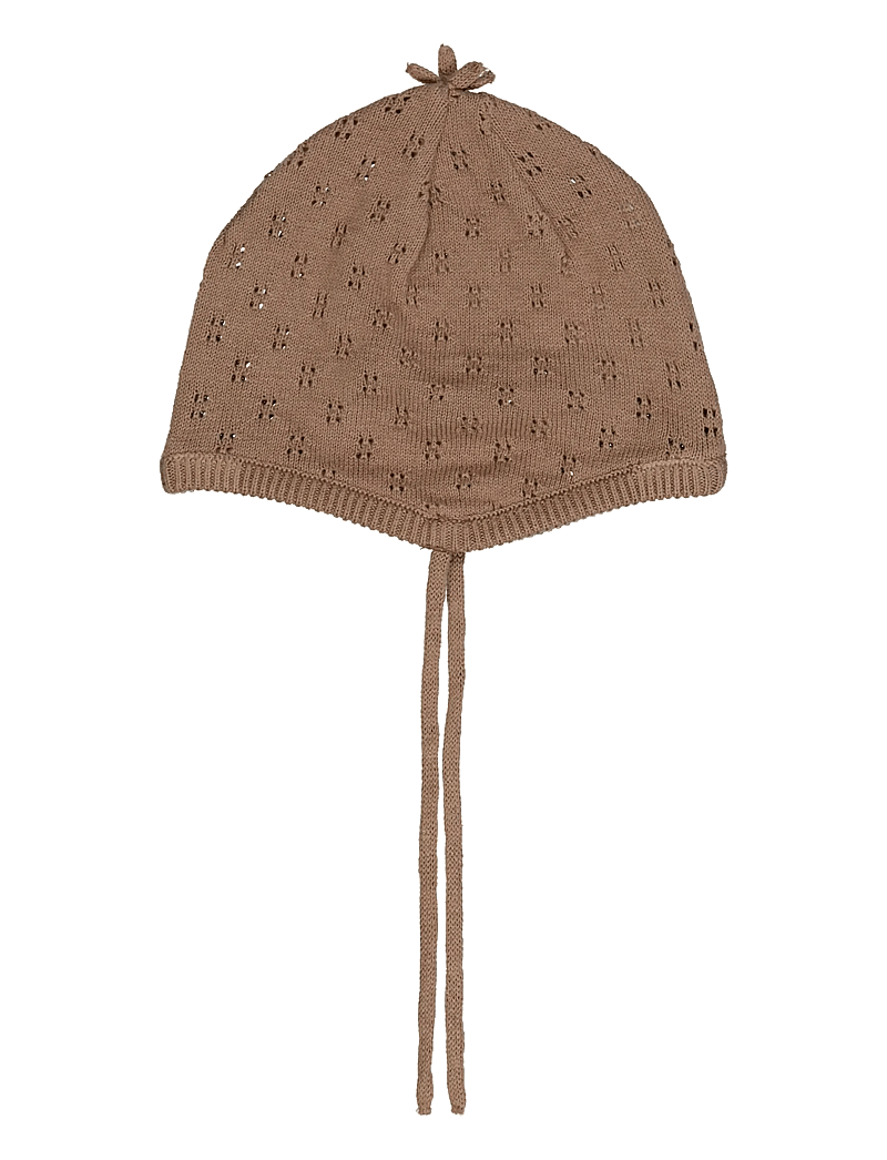 Müsli by Green Cotton - Knit hat - babymützen - walnut - 0
