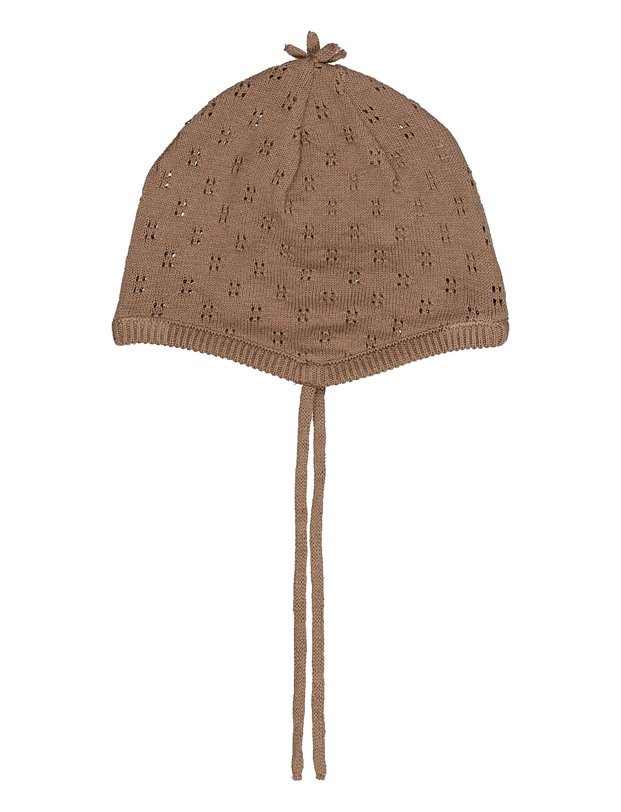 Müsli by Green Cotton - Knit hat - babymössor - walnut - 0