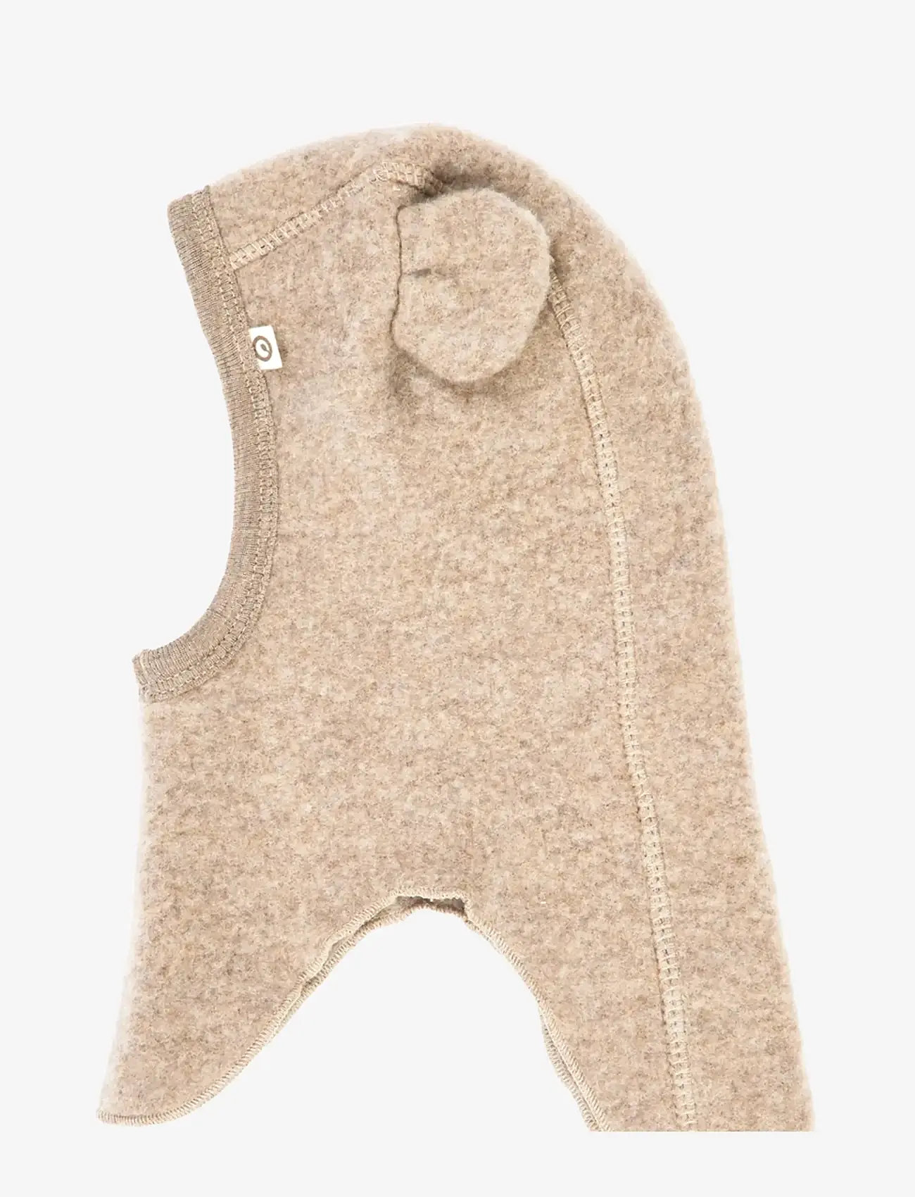 Müsli by Green Cotton - Woolly fleece bear balaclava - talveaksessuaarid - balsam melange - 2