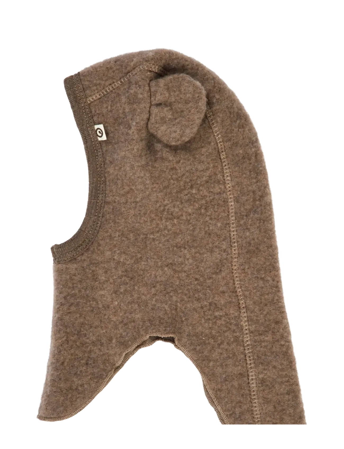 Müsli by Green Cotton - Woolly fleece bear balaclava - accessoires d'hiver - walnut melange - 2