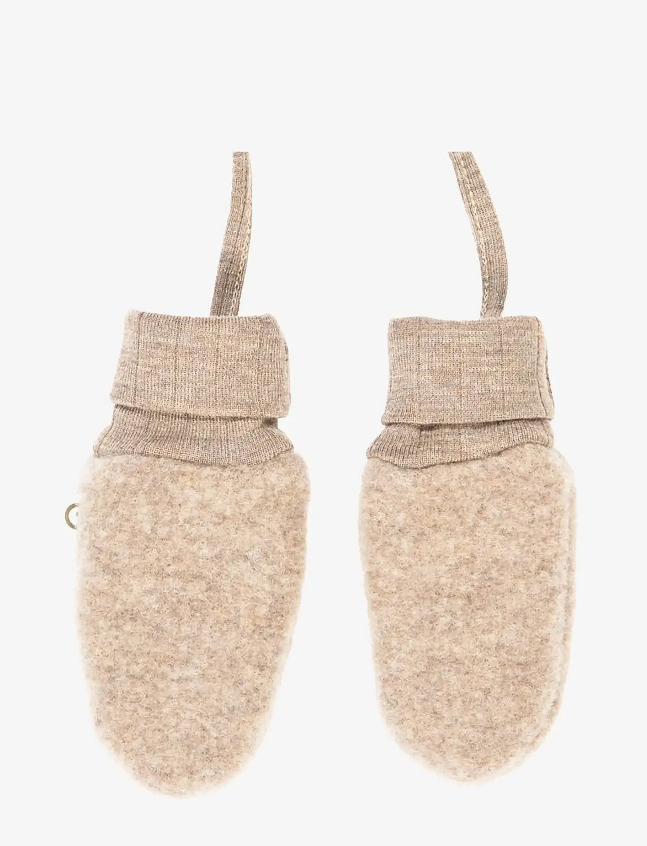 Müsli by Green Cotton - Woolly fleece mittens - handsker - balsam melange - 1