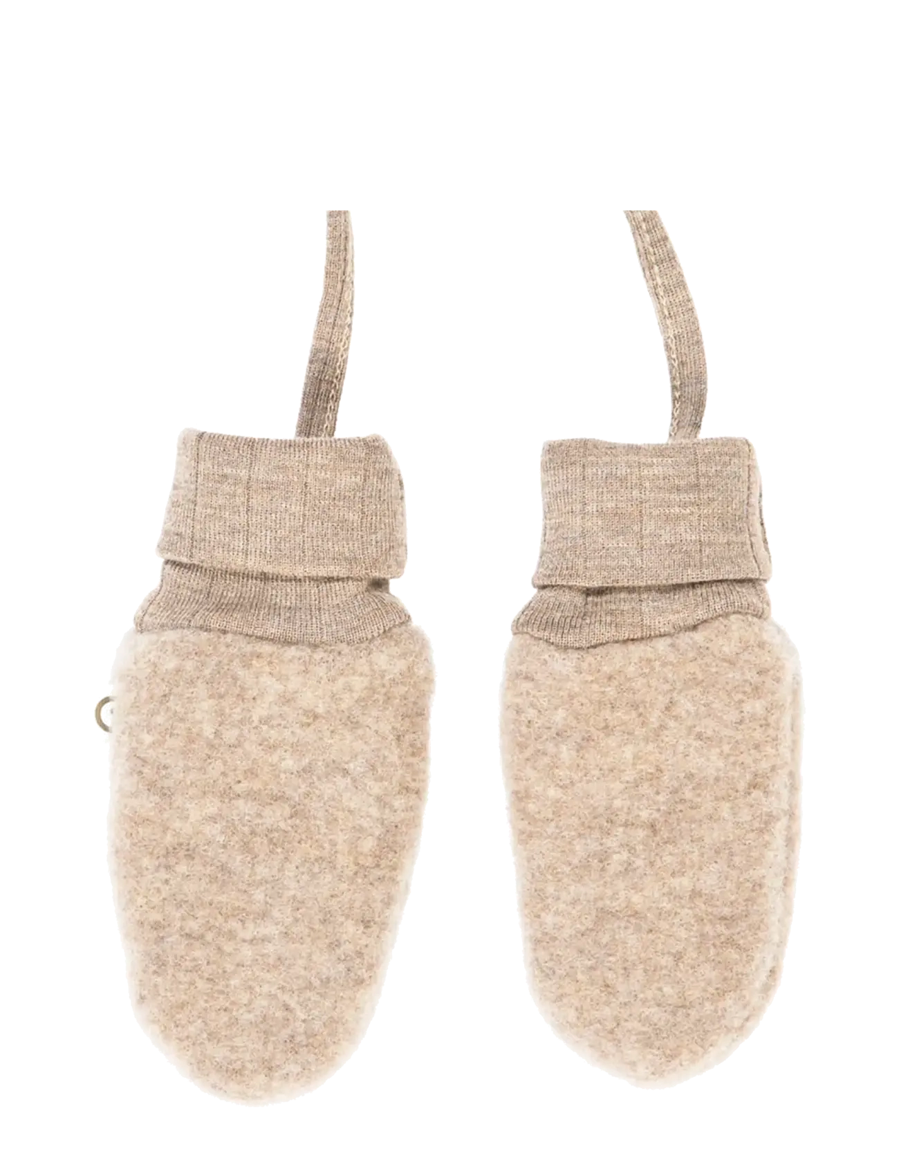 Müsli by Green Cotton - Woolly fleece mittens - handsker - balsam melange - 1