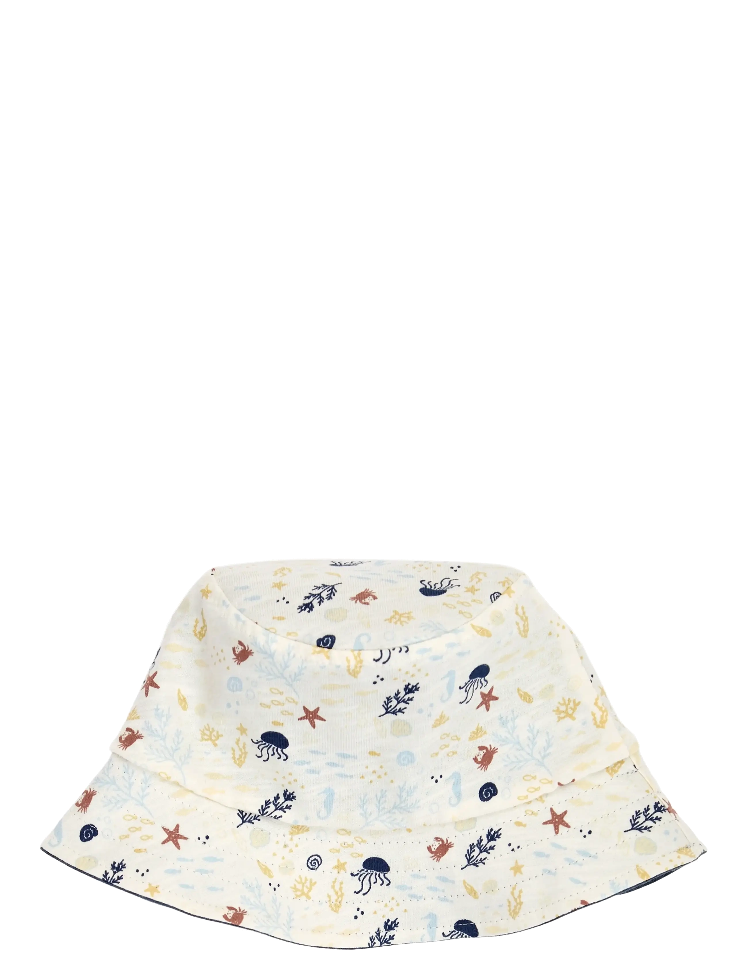 Müsli by Green Cotton - Sea reversible bucket hat baby - winteraccessoires - chambray - 2