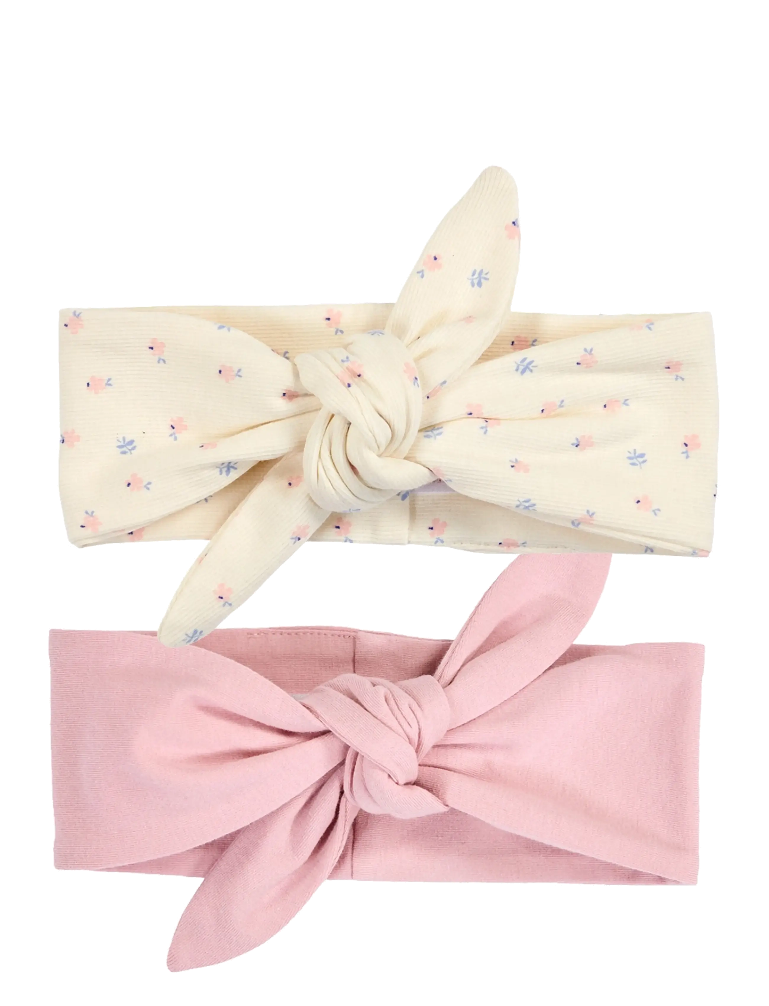 Müsli by Green Cotton Spring headband 2-pack - Aksessuaarid - TOFU/ NECTAR/ SHELL BLUE / cream