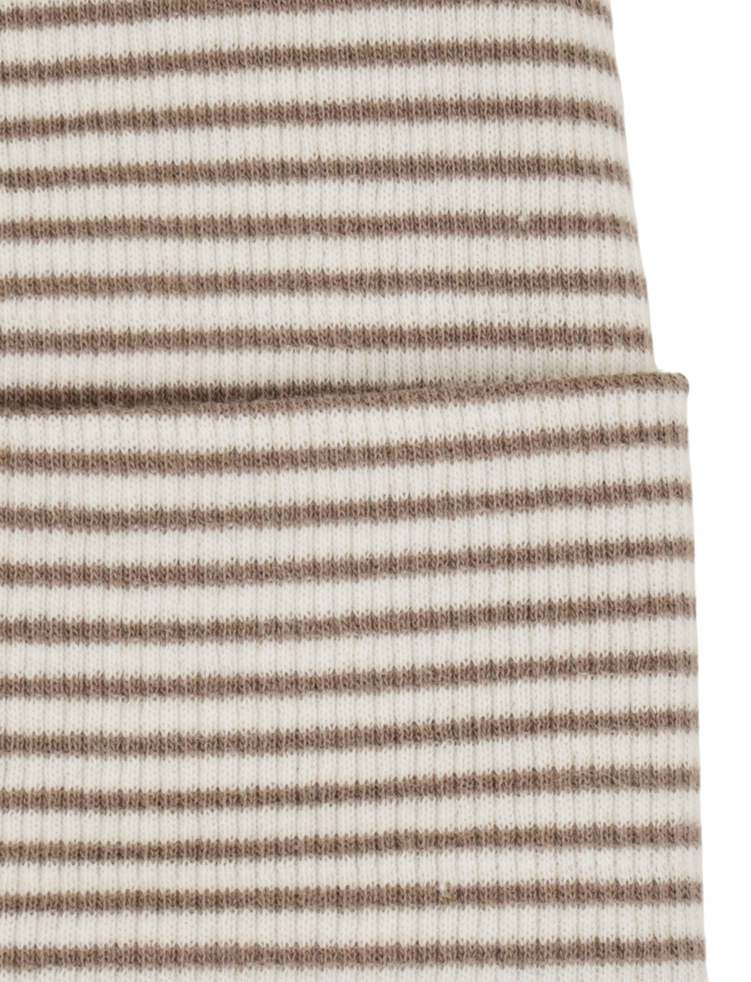 Müsli - Mini stripe rib bear beanie - babymössor - balsam cream/ walnut/ oat 690000320 - 3
