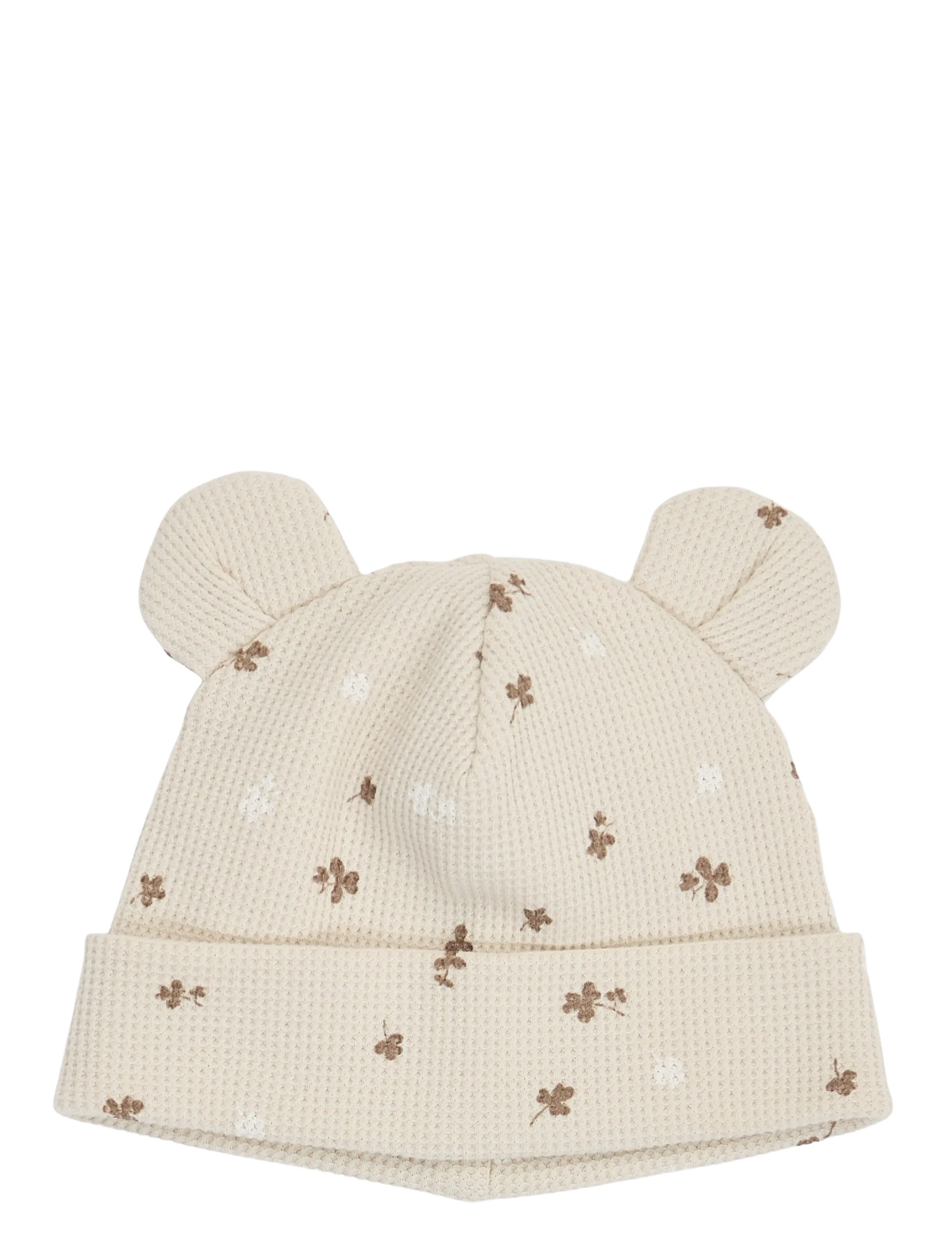 Müsli Clover bear beanie - Mössor - OAT/ BALSAM CREAM/ WALNUT 690000344 / cream