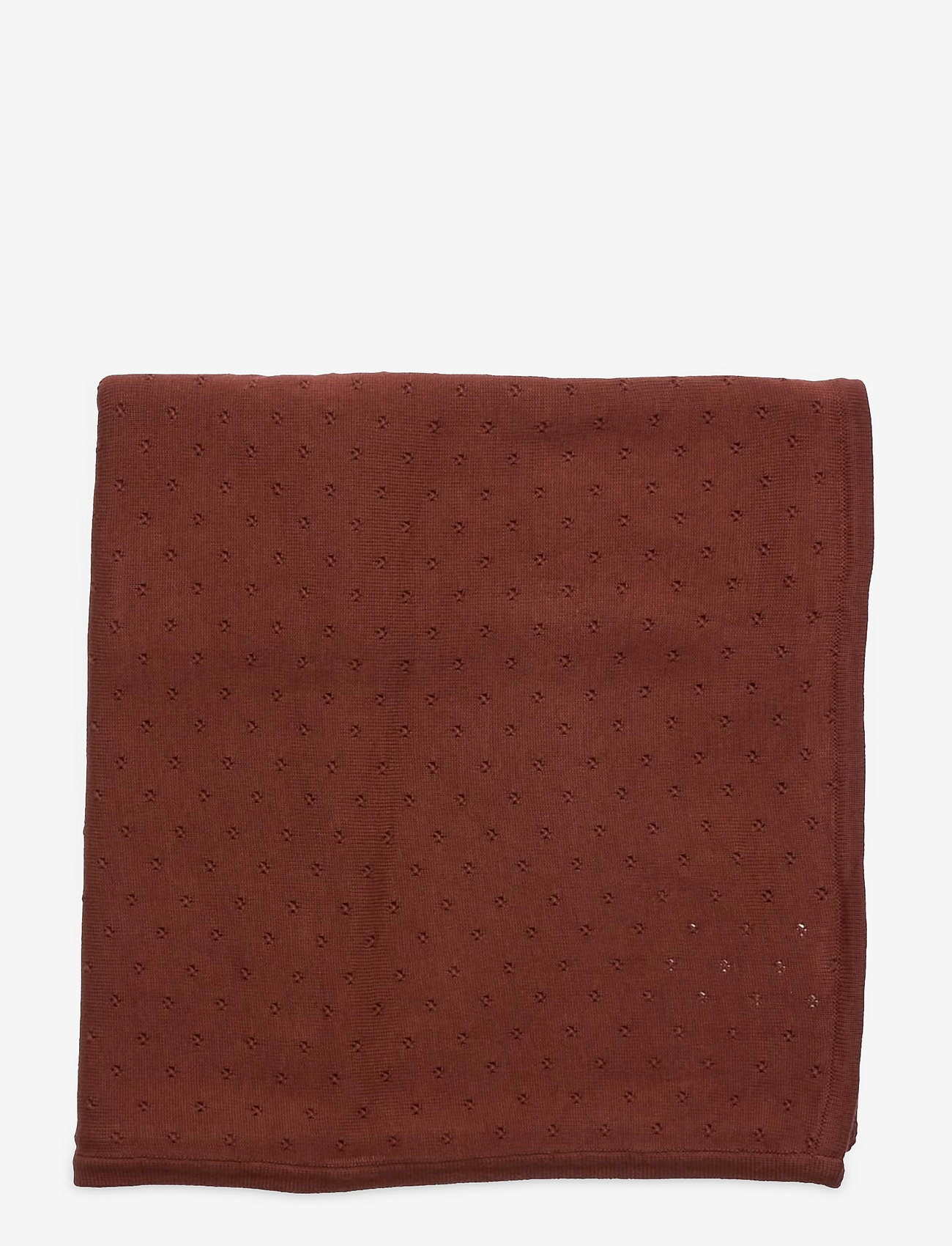 Müsli by Green Cotton - Knit blanket - sleep time - fudge - 0