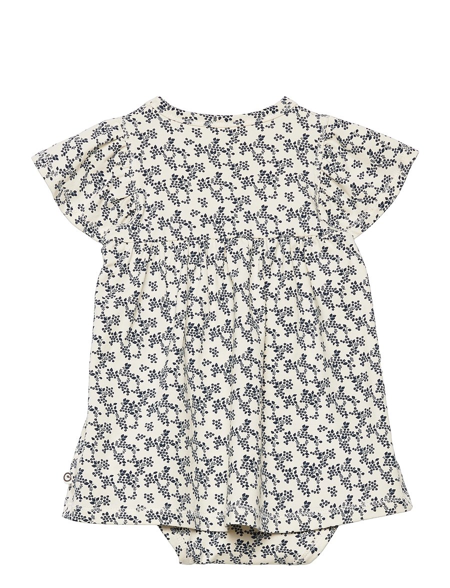 Müsli by Green Cotton - Meadow s/s dress body - midnight - 1