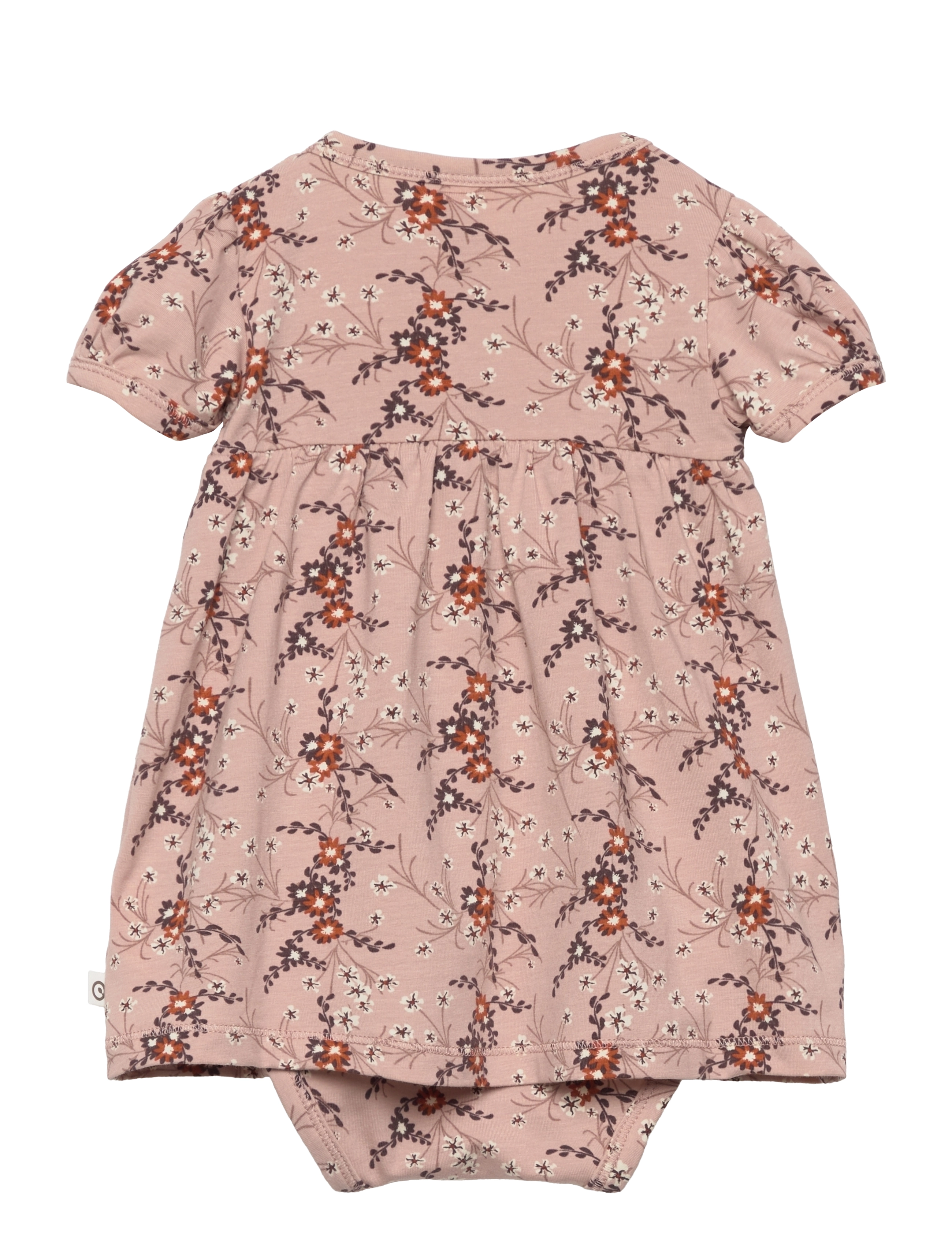 Müsli by Green Cotton - Geranium s/s dress body - rose sugar - 1