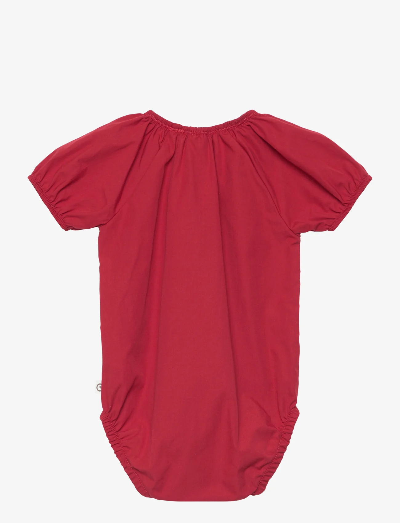 Müsli by Green Cotton - Poplin bell s/s body - short-sleeved - berry red - 1