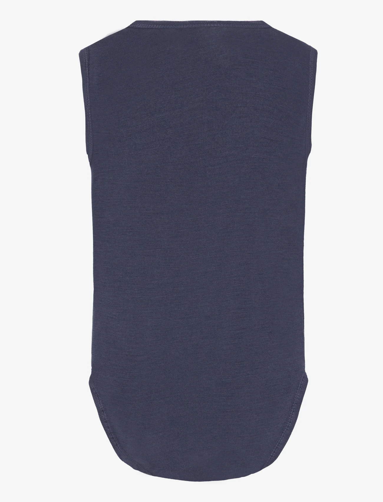 Müsli by Green Cotton - Woolly sleeveless body - najniższe ceny - night blue - 1