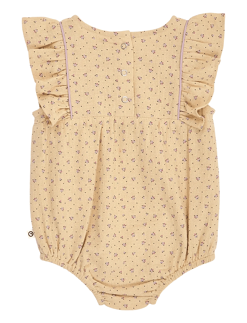 Müsli by Green Cotton - Tulip frill s/s body - short-sleeved - safari/ bloom/ dream - 1