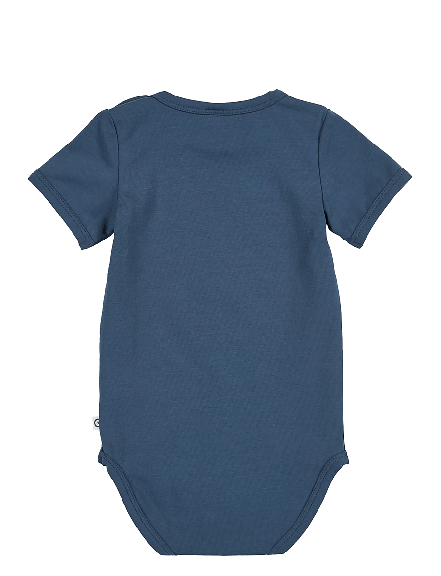 Müsli by Green Cotton - Cozy me s/s body - kortærmede bodyer - navy - 1