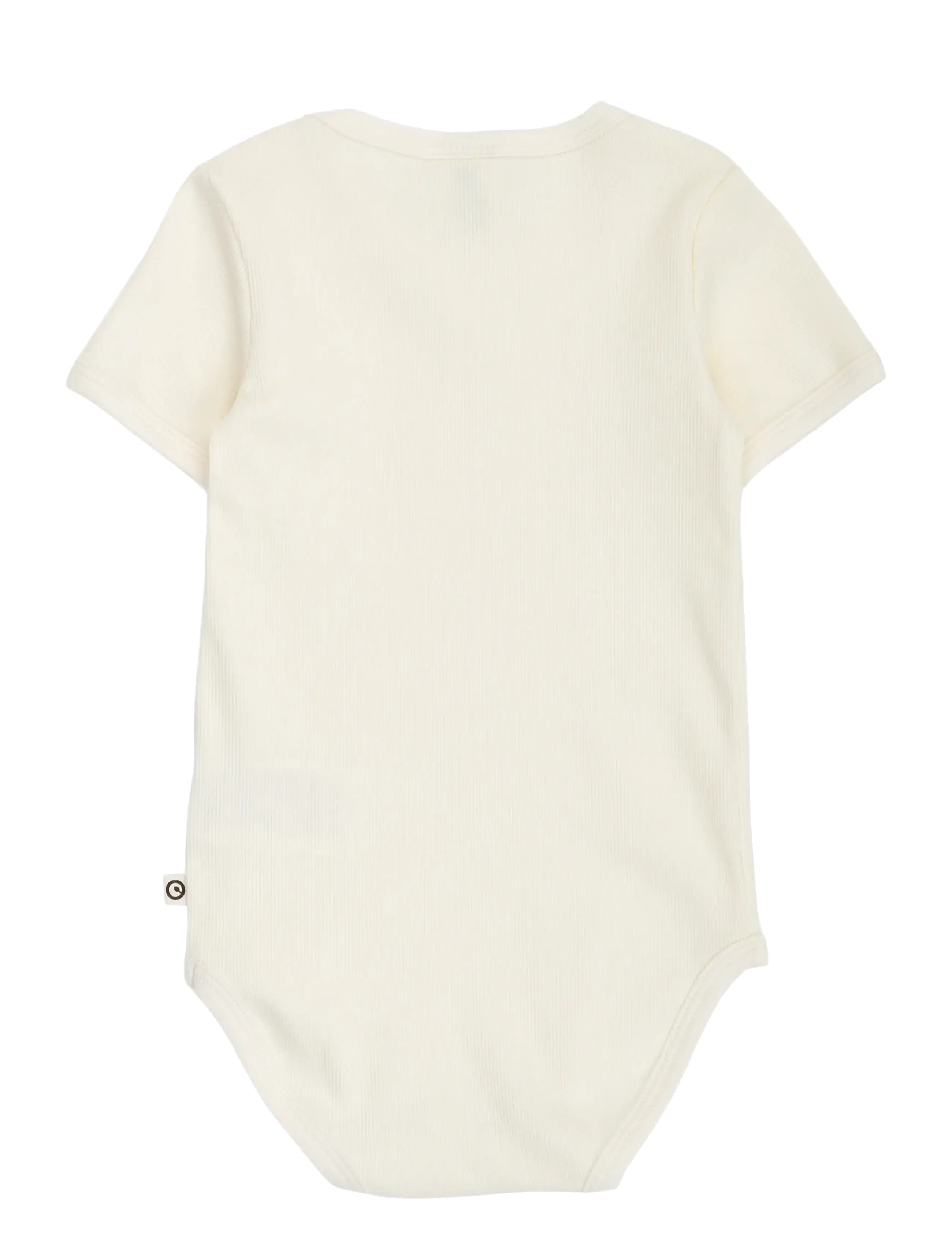 Müsli by Green Cotton - Cozy me rib s/s body - tofu - 1