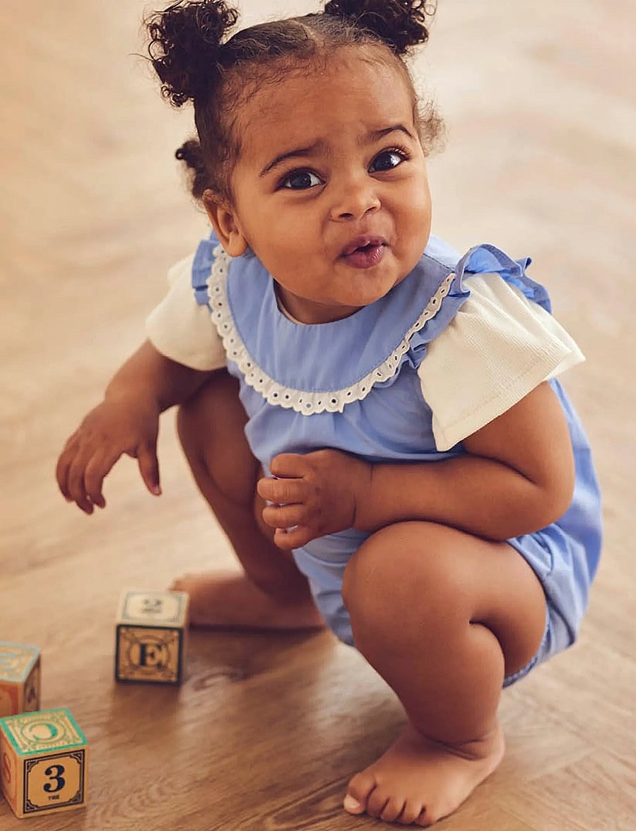 Müsli by Green Cotton - Cozy me rib frill s/s body - kortærmede bodyer - tofu - 0