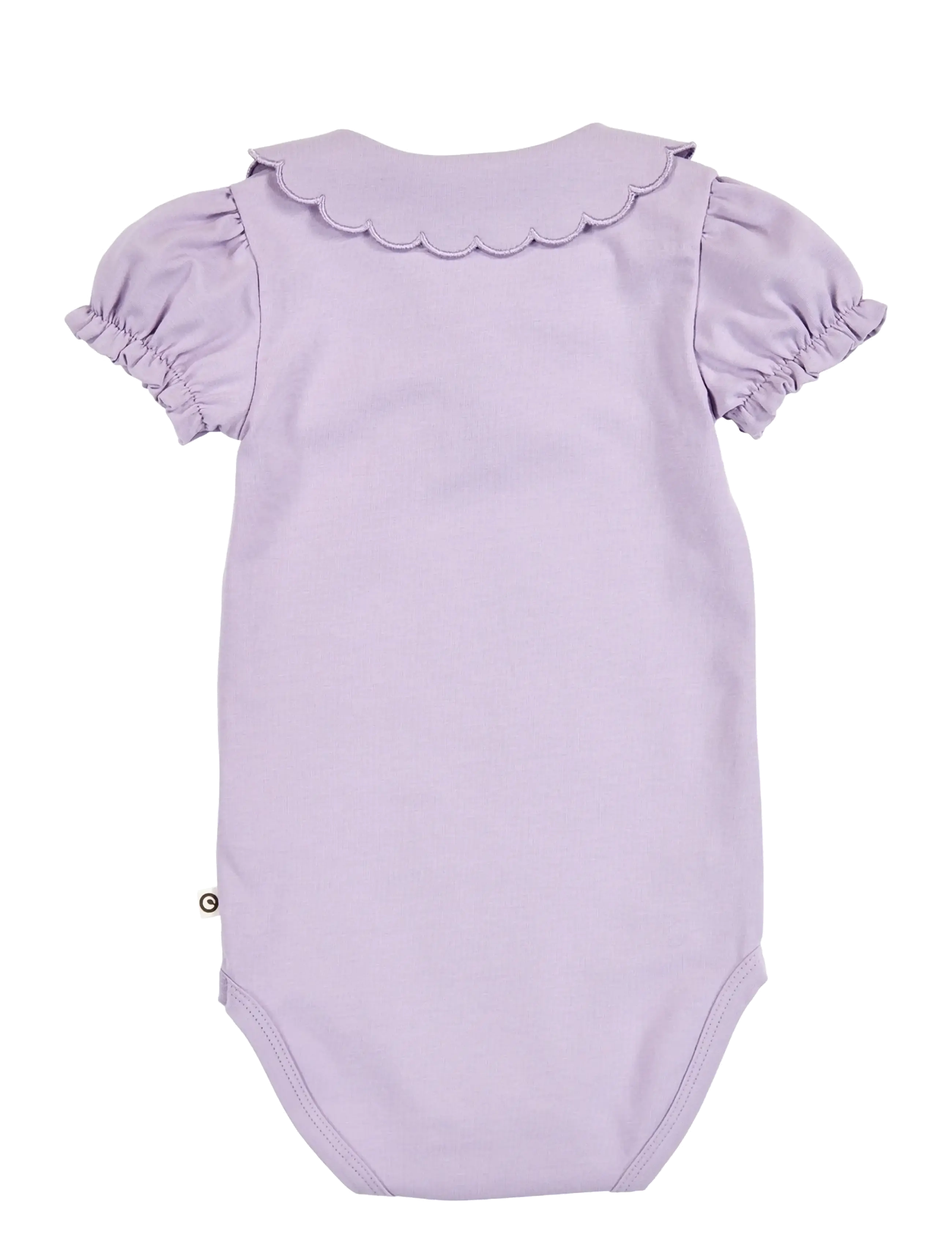 Müsli by Green Cotton - Cozy me collar puff s/s body - kortærmede bodyer - dream - 1