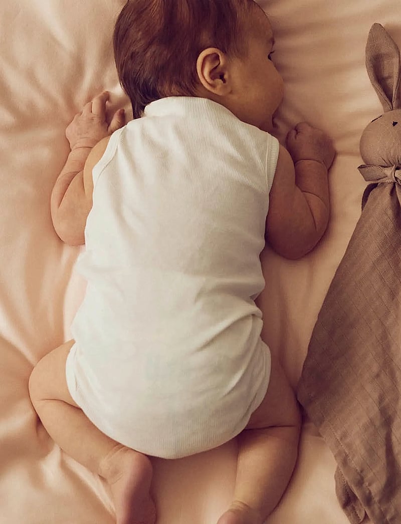 Müsli by Green Cotton - Rib sleeveless body - bodyer uden ærmer - balsam cream - 3