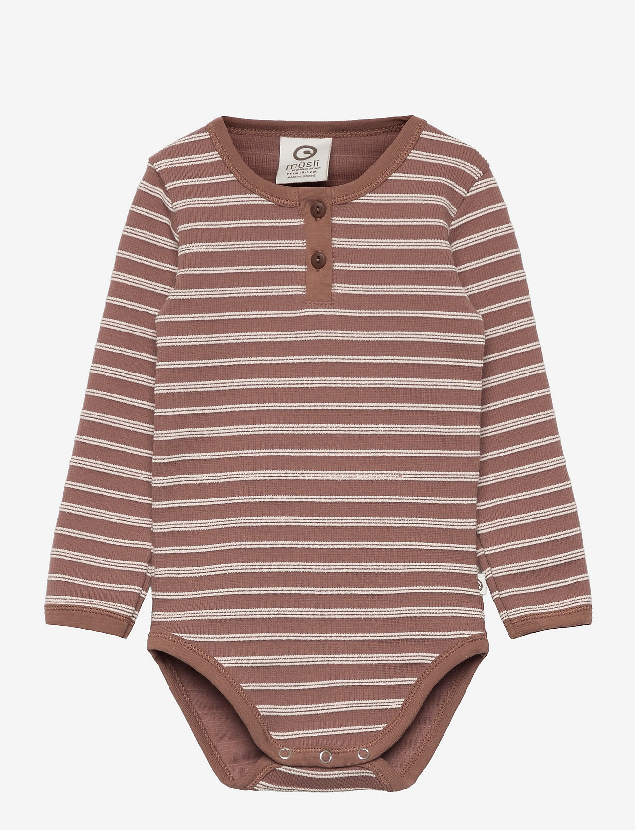 Stripe rib body - BROWN SUGAR