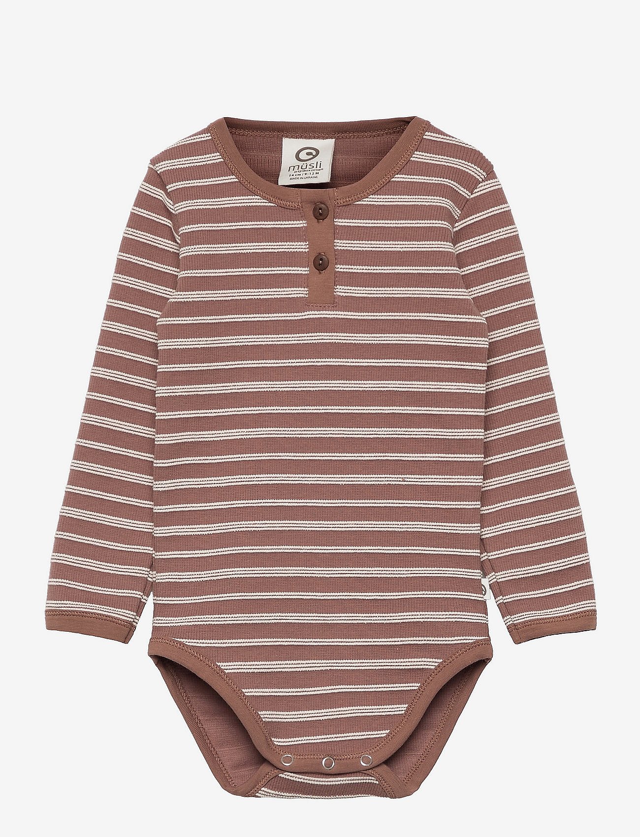 Stripe rib body - BROWN SUGAR