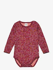 Müsli by Green Cotton - Petit blossom l/s body - die niedrigsten preise - fig/boysenberry/berry red - 0