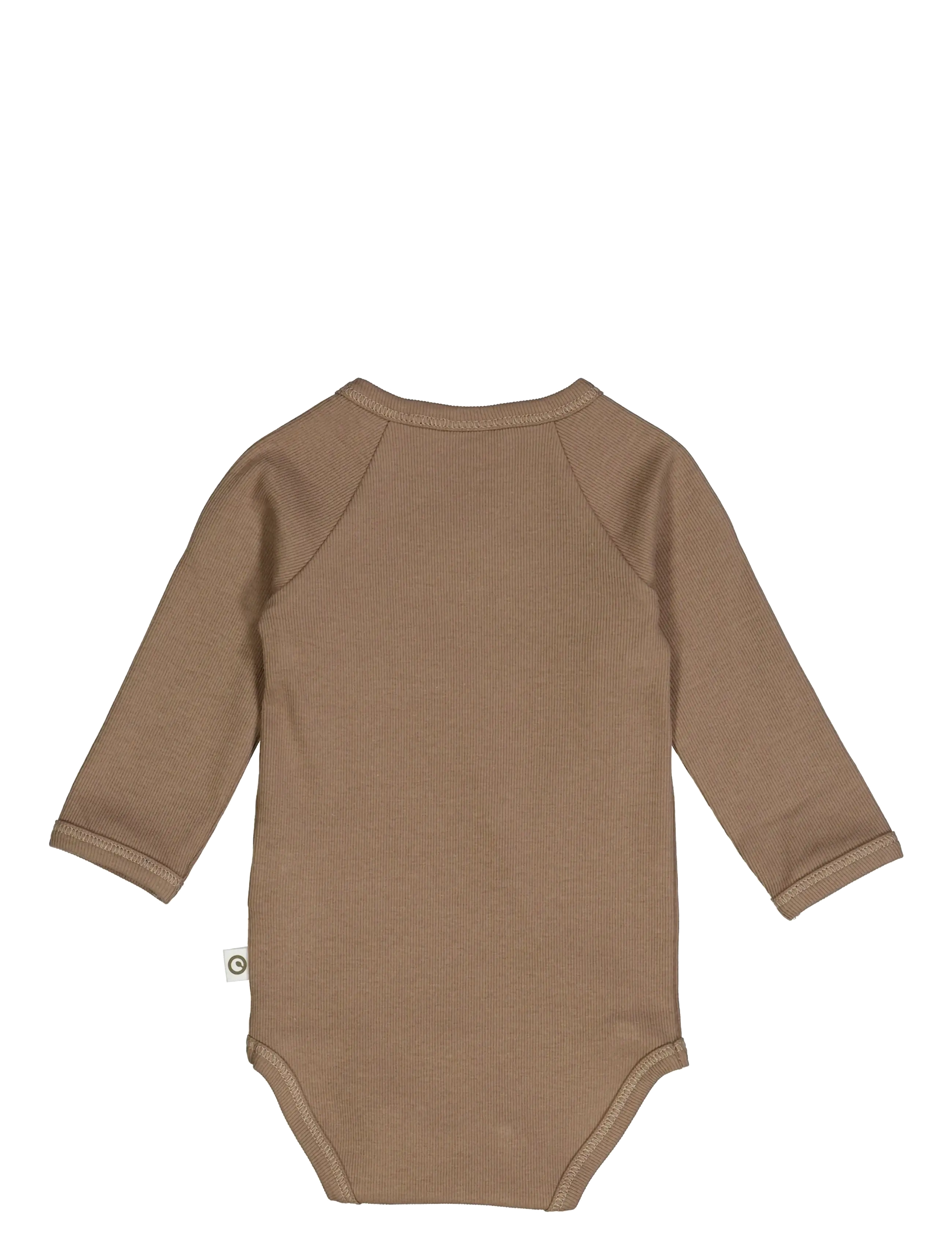 Müsli by Green Cotton - Rib l/s body - shop efter alder - walnut - 2
