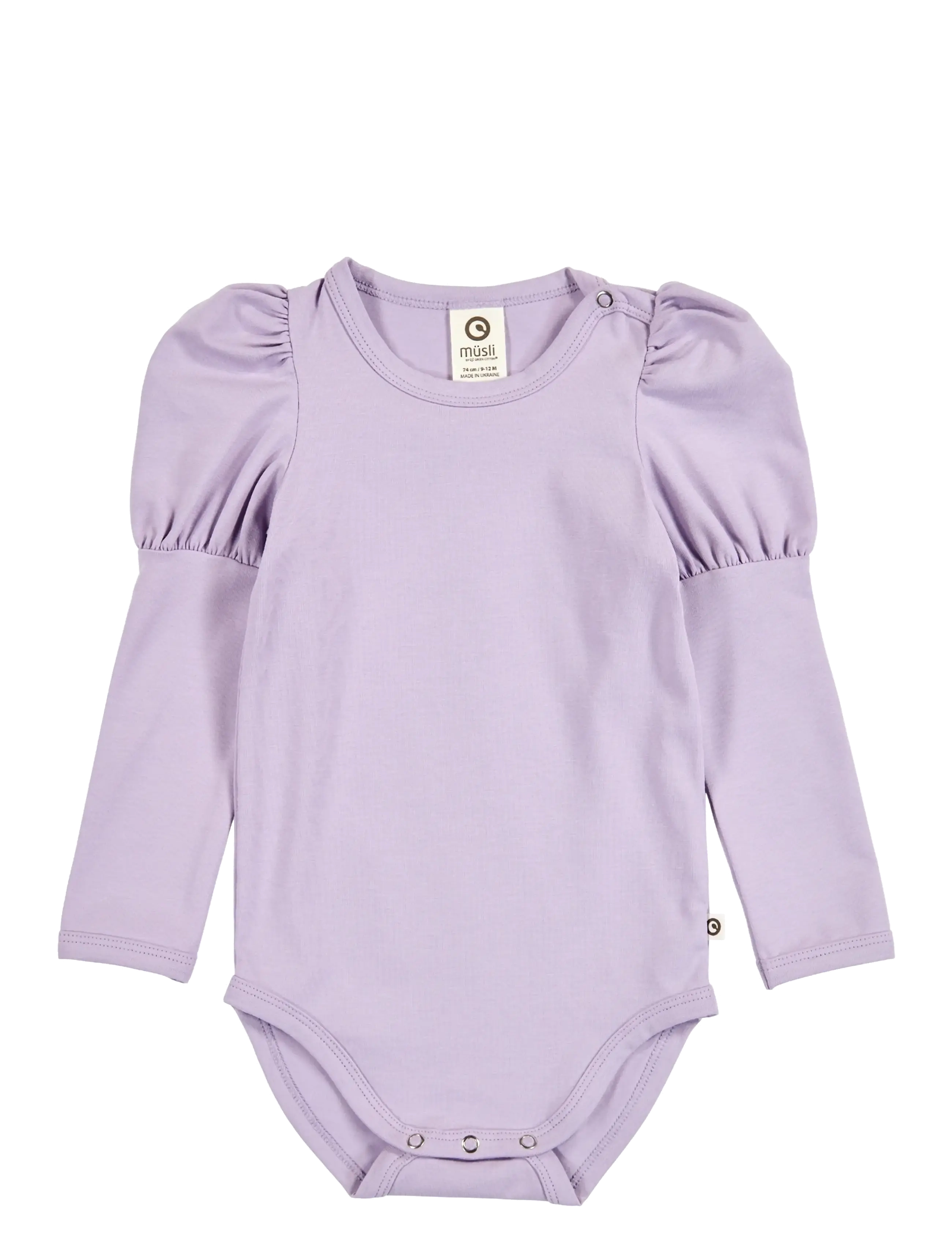 Müsli by Green Cotton Cozy me puff l/s body - Müsli by Green Cotton - DREAM / purple