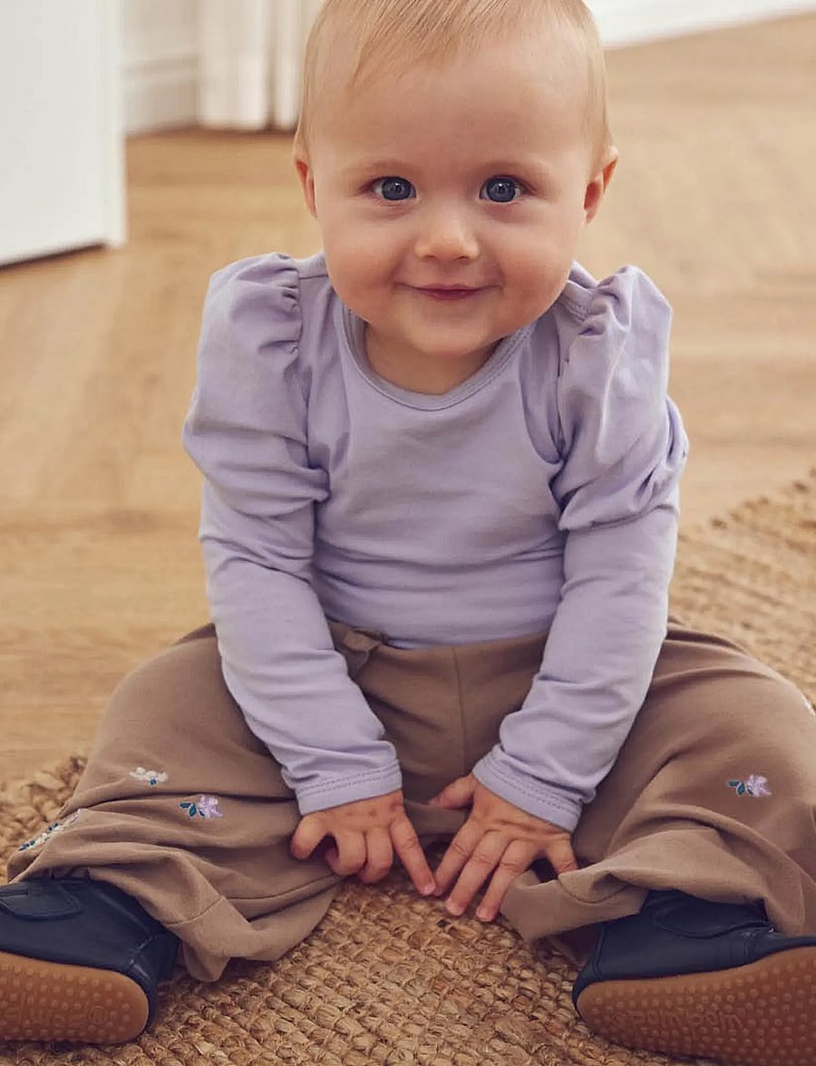 Müsli - Cozy me puff l/s body - langärmelige bodys - mauve - 0