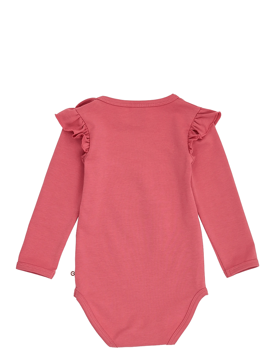 Müsli - Cozy me frill l/s body - langärmelige bodys - baroque rose - 1